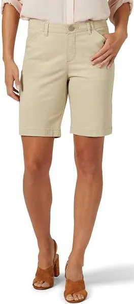 Lee Regular Fit Mid Rise Bermuda Shorts 9 in inseam Size 10 NWT