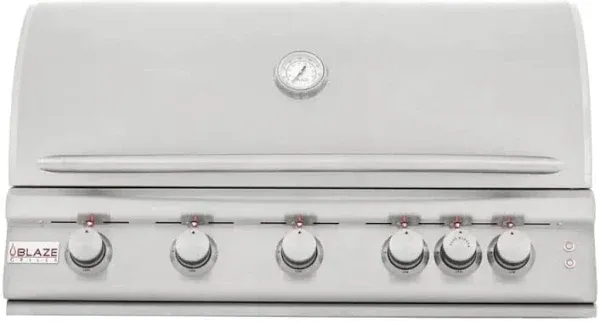 Blaze 40 Inch 5 Burner Built-In Natural Gas Grill