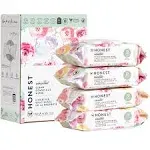 The Honest Company Designer Baby Wipes, Rose Blossom, 288 Count