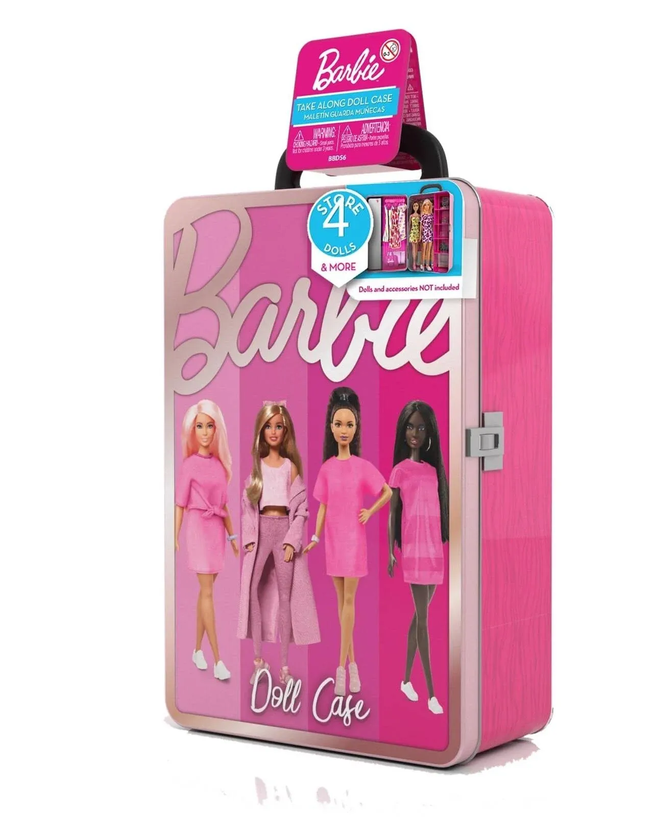 Barbie Glam Metal Wardrobe Trunk Case