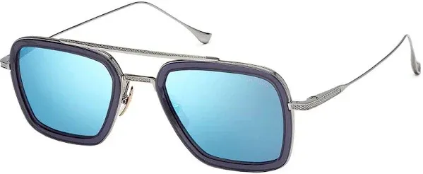 Dita FLIGHT.006 Matte Grey 12K White Gold/Grey Gold Flash (C-GRY-GLD) Sunglasses