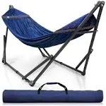 Tranquillo Universal 106.5" Double Hammock w/ Adjustable Stand & Bag (Open Box)