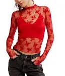 Lady Lux Layering Top, Red | Free People