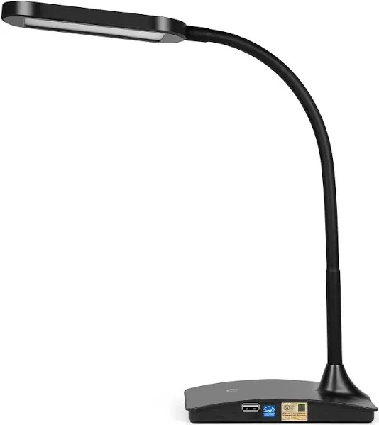 tw Lighting| The Ivy LED Desk Lamp with USB Port Black