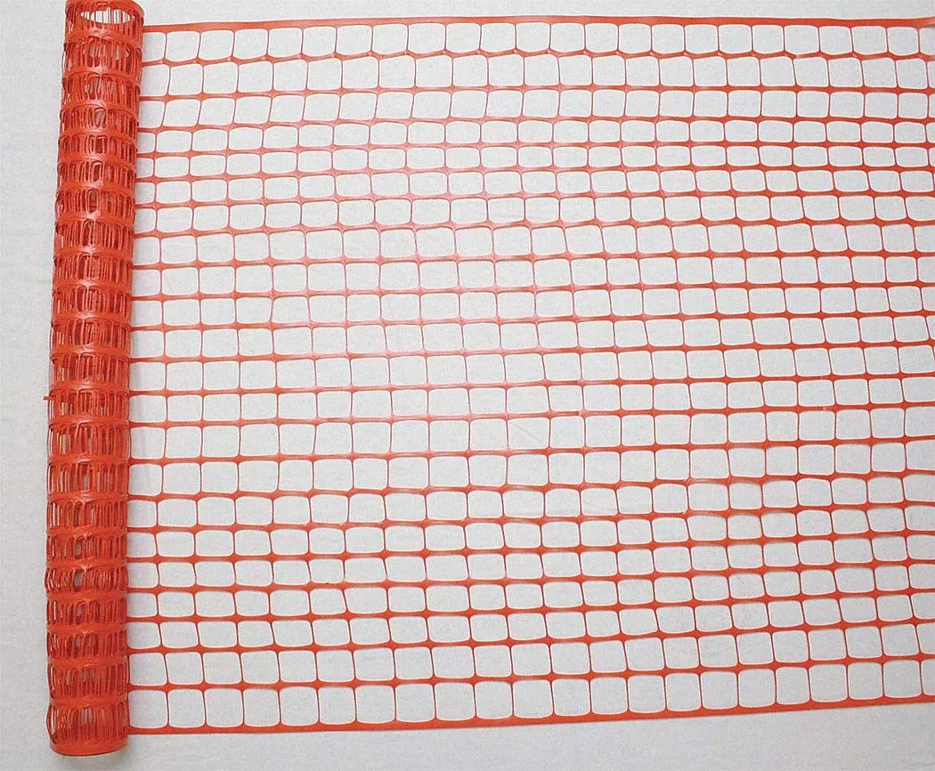 Fencer Wire 4 ft. x 100 ft. Outdoor Safety Fence, Plastic Fencing Roll for Construction Fencing Pet Fencing and Event Fencing