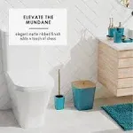  Bathroom Accessories Set - Bathroom Set, Complete Set + Bath Rugs Teal