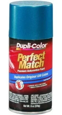 Duplicolor BGM0440 WA9596 For GM Code 43 Aqua Metallic 8 oz Aerosol Spray Paint 