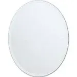 Better Bevel 20 in. W x 27 in. H Frameless Copper-Free Oval Beveled Edge Bathroom Vanity Mirror