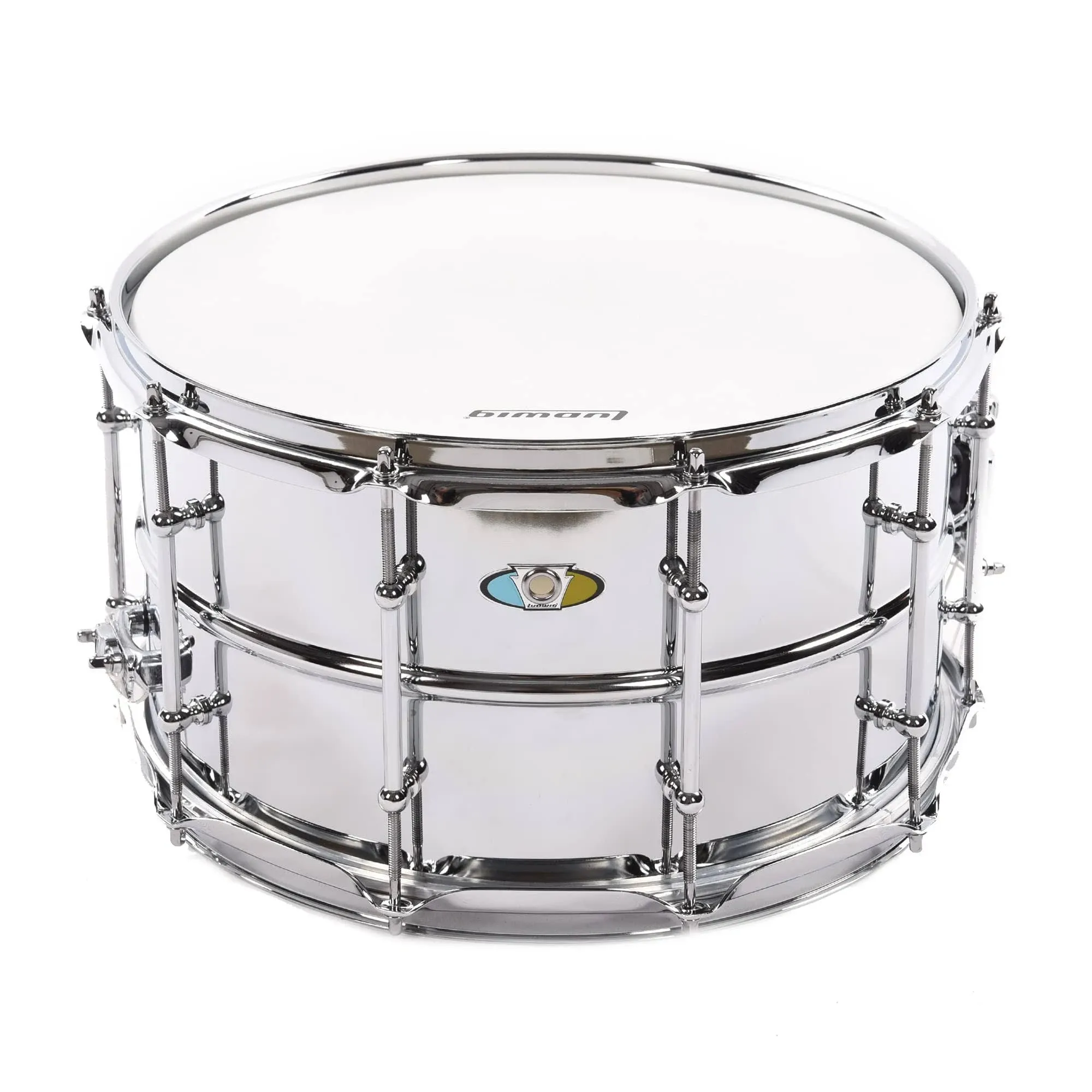 Ludwig Supralite Steel Snare Drum 14 x 8 in.