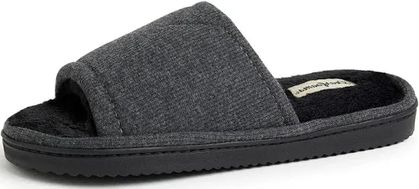 DEARFOAMS Women's Demi Rib Knit Slide Slippers