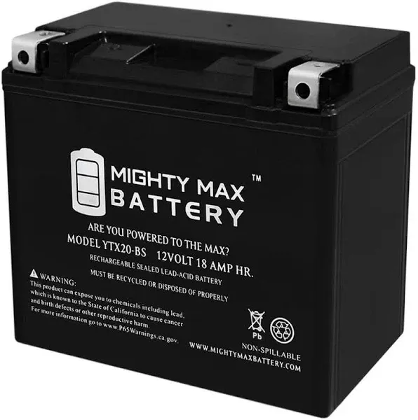 Mighty Max Battery Ytx20l-bs