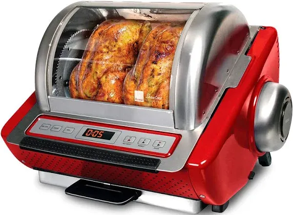 Ez-store Rotisserie Oven, Large Capacity (15lbs) Countertop Oven, Multi-purpose Basket For Versatile