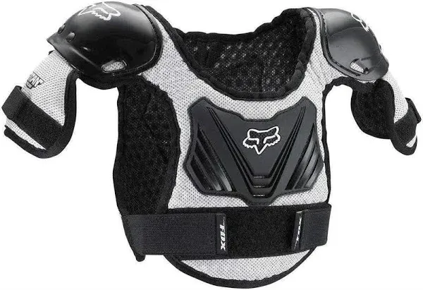 Fox Racing 2013 Titan PeeWee Roost Deflector Small/Medium Black/Silver