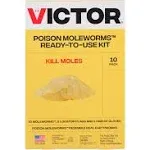 Victor Poison Moleworms 10 Pack