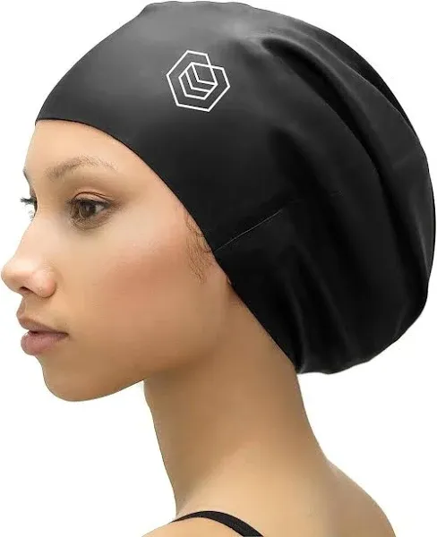 SOUL CAP Large Swimming CAP for Long Hair Designed for Long Hair