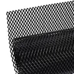 40&#034;x13&#034; Car Grill Mesh Net Hole 6x12mm Rhombus Shape Modified Aluminum Alloy