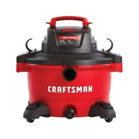 Craftsman 12 gal Corded Wet/Dry Vacuum 10.5 amps 120 V 6 HP