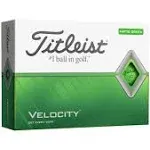 Titleist Velocity Golf Balls - Matte Green