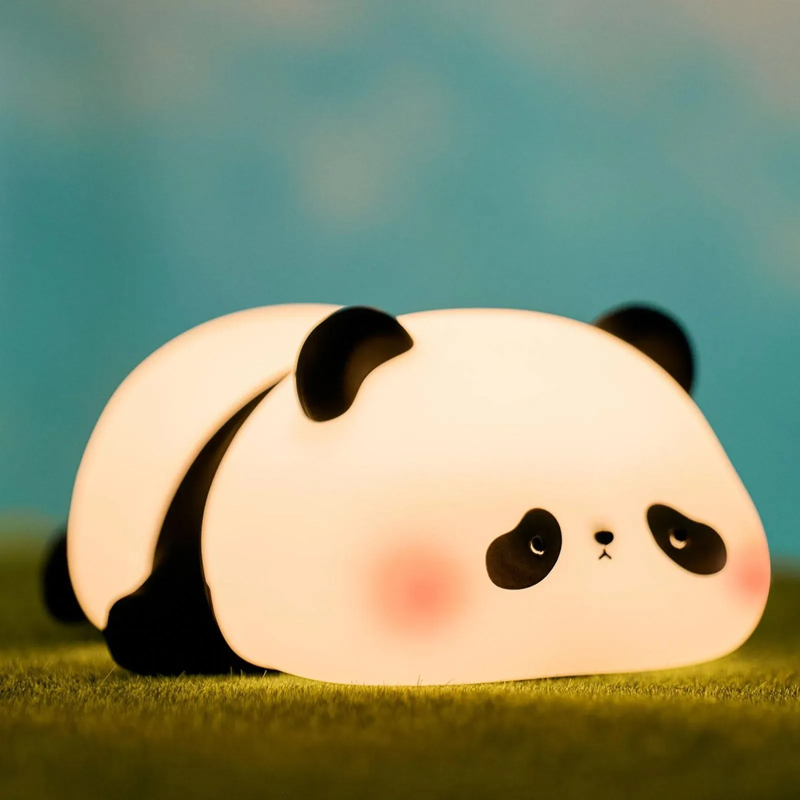 Cute Panda Lamp, Panda Night Light for Kids Sleep, LED Squishy Novelty Animal...