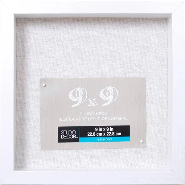 Studio Decor White Belmont Shadow Box