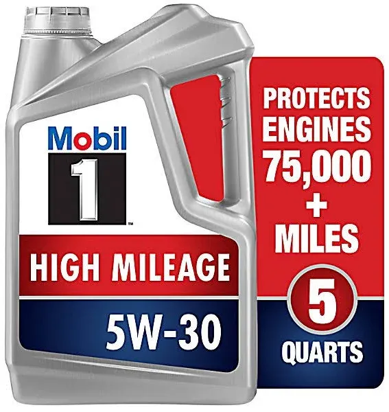 Mobil 1 High Mileage Motor Oil