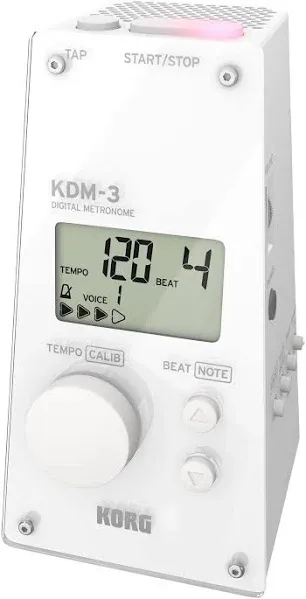 Korg KDM-3 Digital Metronome (White)