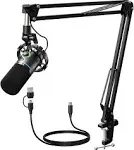 MAONO XLR/USB Dynamic Microphone Kit. RGB Podcast Mic