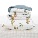 Cotton Muslin Toddler Bedding 3 Piece Set - Work Trucks