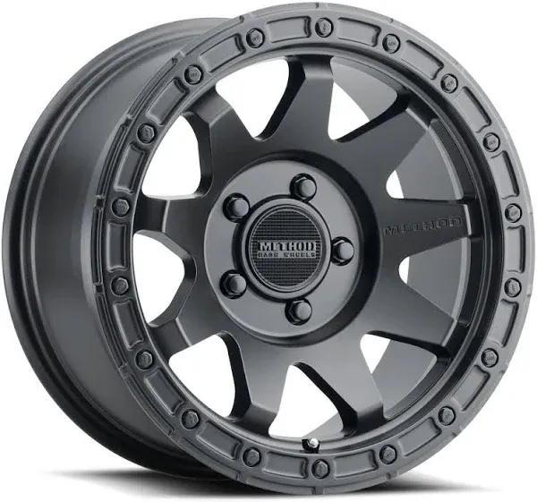 Method Race Wheels 317 Black Wheel with Matte (20 x 9. inches /6 x 5 mm, 0 mm Offset)