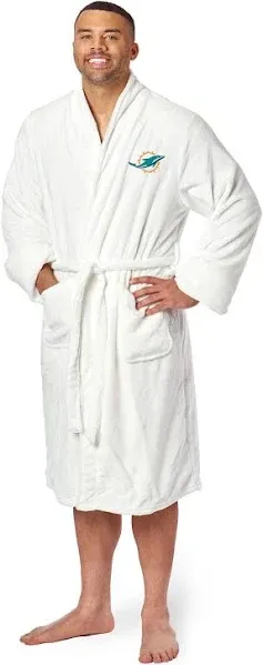 The Northwest Company Miami Dolphins 26 in x 47 in NFL Silk Touch Bath Robe