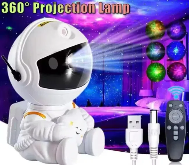 Projector Galaxy Night Light - Astronaut Space Buddy Projector, Starry