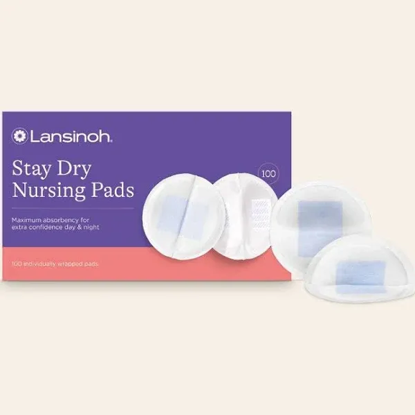 Lansinoh 20370 Stay Dry Disposable Nursing Pads