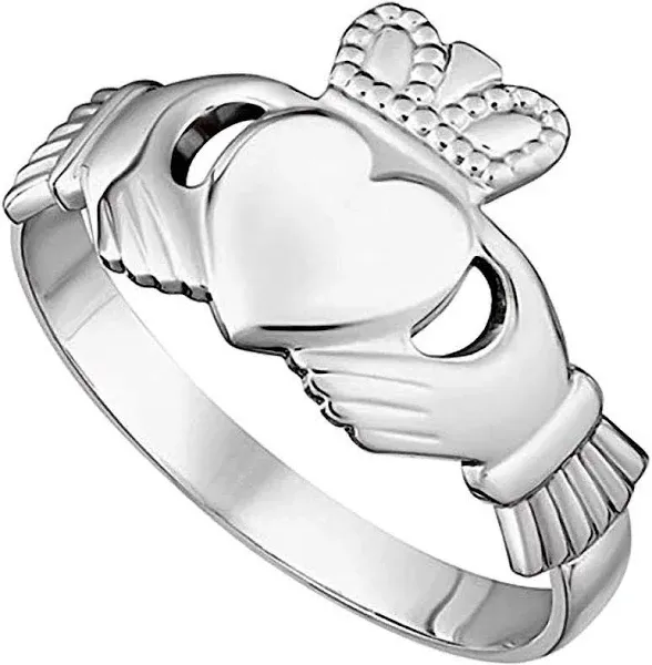 Sterling Silver Claddagh Ring 5