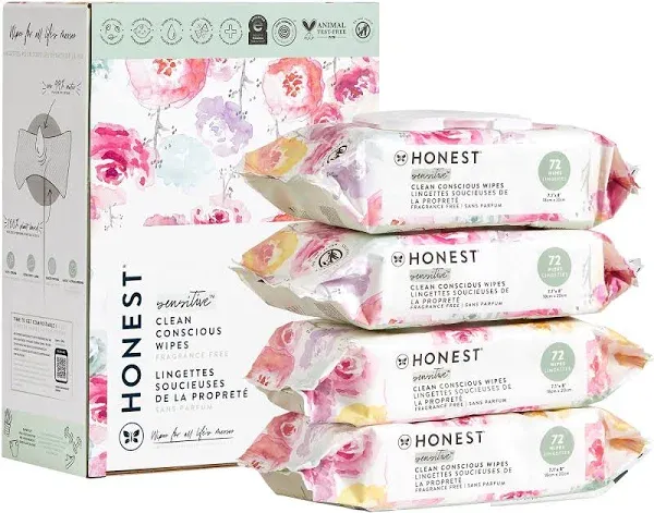 The Honest Company Clean Conscious Unscented Wipes | Over 99% Water,... 