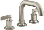 Castia by Studio McGee Deck-Mount Bath Faucet Trim Vibrant Brushed Nickel