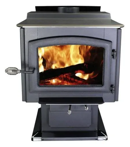 Ashley Hearth 3,200 Sq. ft. Freestanding Large Pedestal Wood Stove AW3200E-