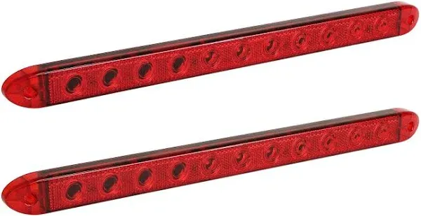 16" Red LED Trailer Light Bar