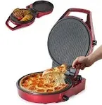 Commercial Chef Pizza Maker and Indoor Grill CHPG12R