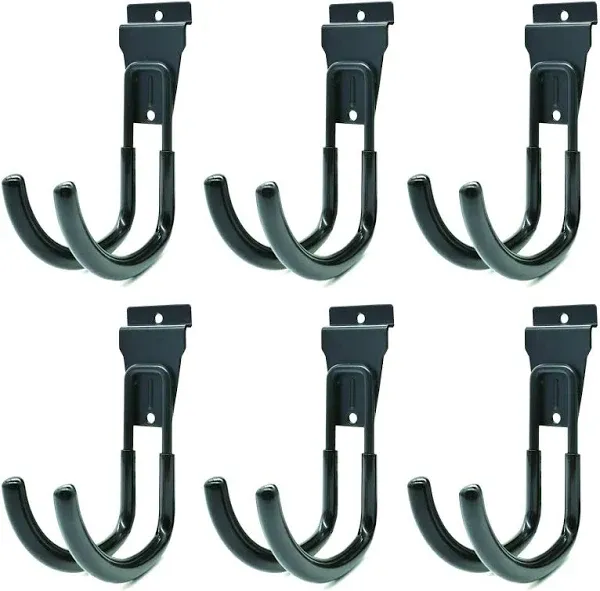 ATOOLA Slatwall Accessories Large J Hook Garage Slatwall Hooks Heavy Duty Slatwall