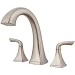 Brushed Nickel 2-Handle Roman Tub Trim Kit