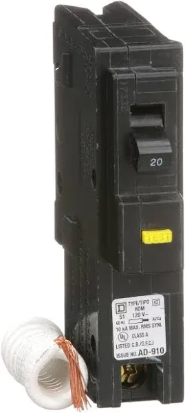 Square D Homeline Circuit Breaker HOM120GFI