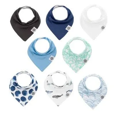 Parker Baby Co. 8 Pack Bandana Drool Bibs