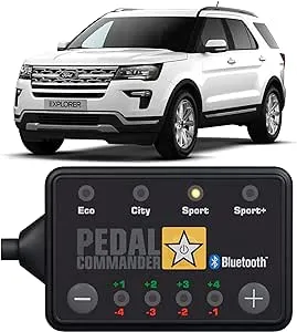 PEDAL COMMANDER for Ford Explorer 2011-2024 Throttle Response Controller Fits: 5th, 6th Gen, Base, XLT, Limited, Sport, Limited, Platinum, 2.0L 2.3L 3.0L 3.3L 3.5L 3.7, Ford Explorer Accessories