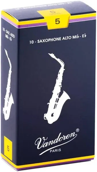 Vandoren SR213 Alto Sax Traditional Reeds Strength 3 Box of 10