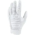 Nxtrnd G1 Men&#039;s Football Gloves, Adult Sticky Receiver Gloves (White, Medium)