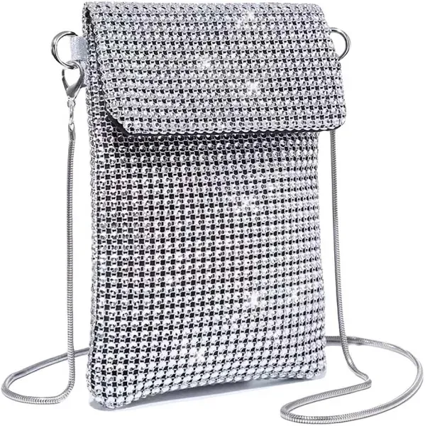 Glitter Rhinestone Crossbody Bag