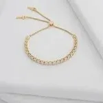 Ted Baker Melrah Icon Crystal Slider Bracelet Gold