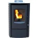 Cleveland Iron Works Mini Pellet Stove, Wifi Enabled, 18 Lb Hopper Cap NEW