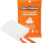 SecuCaptain Emergency Fire Blanket 4 Pack