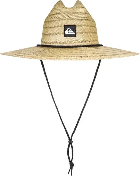 Pierside Straw Lifeguard Hat - Natural